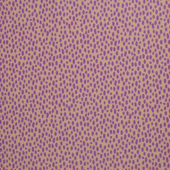 Kunstleder Zuschnitt 50 x 70 cm in Beige/Lila mit feiner Narbung